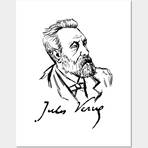 Jules Verne Wall Art by ThunderEarring